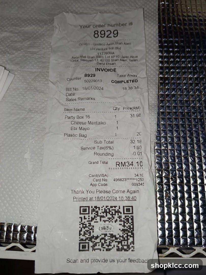 Receipt