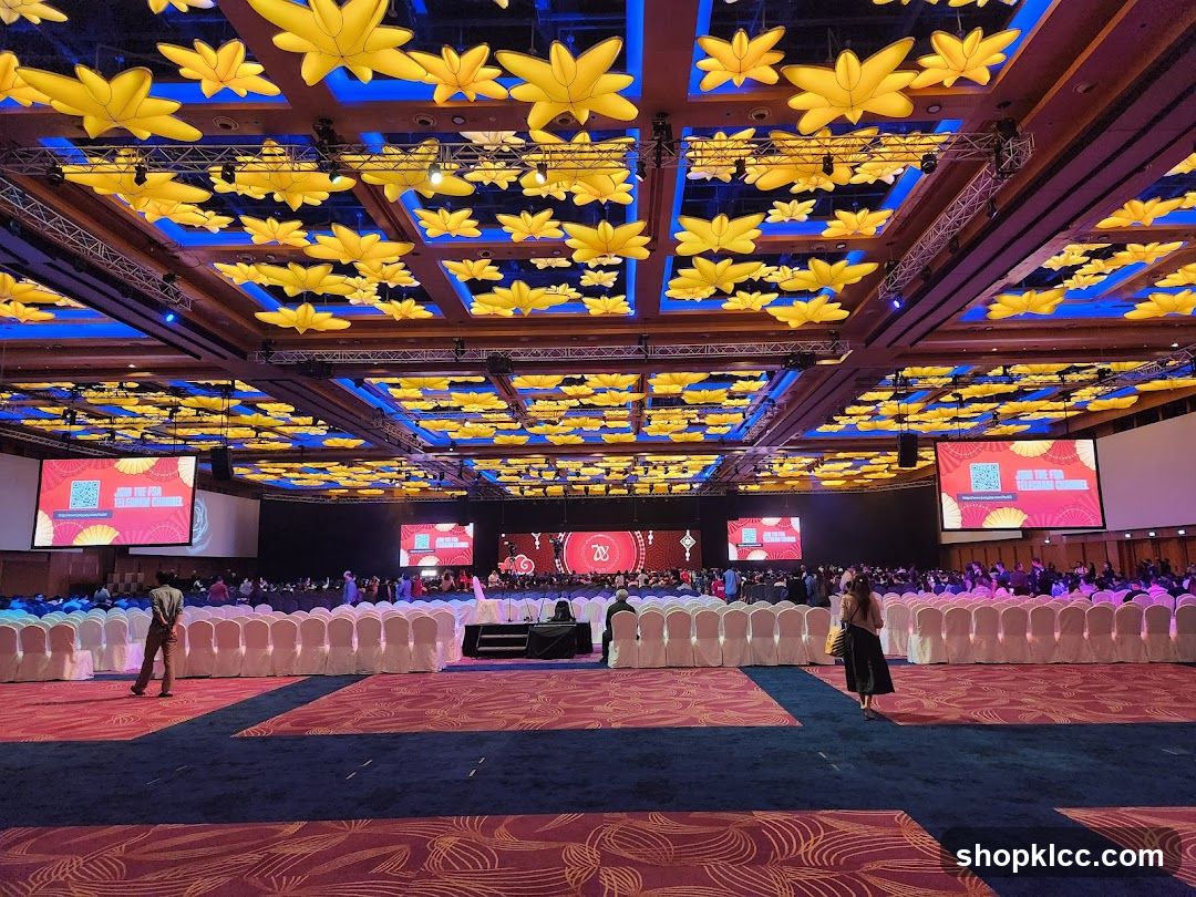 Conference Hall with Decorative Ceiling