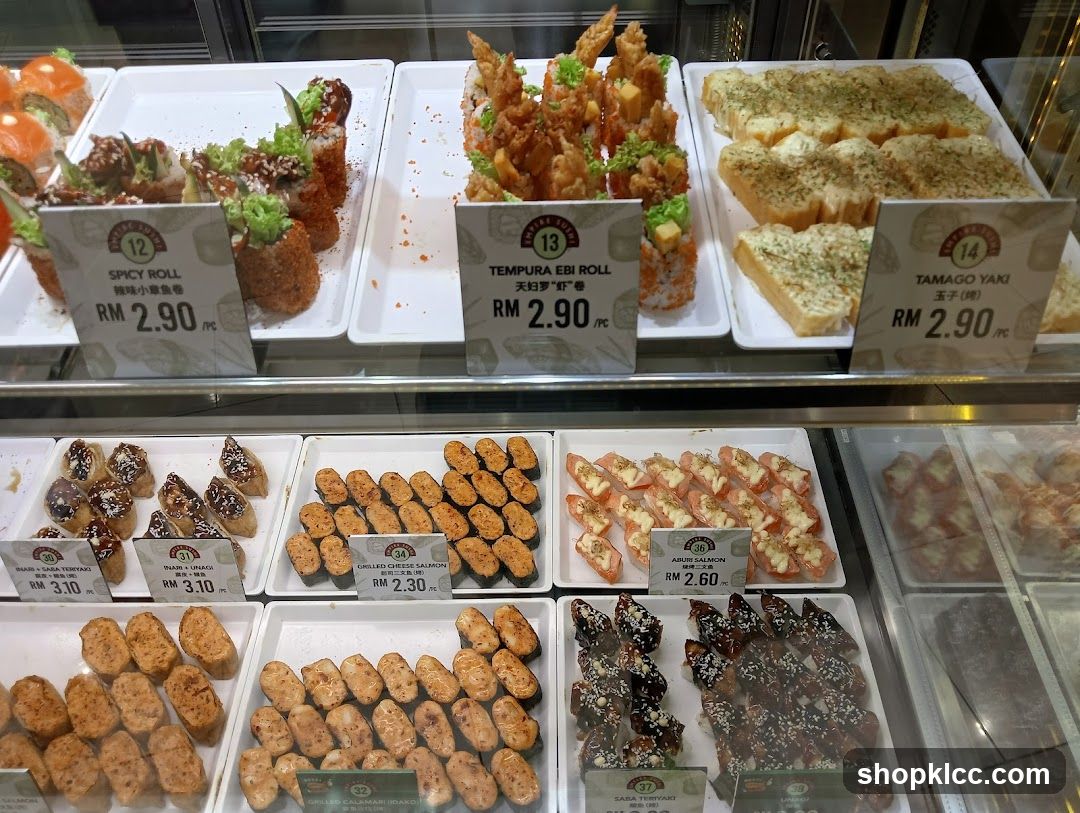 Assortment of Sushi and Rolls