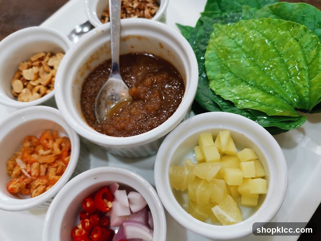 Miang Kham Ingredients