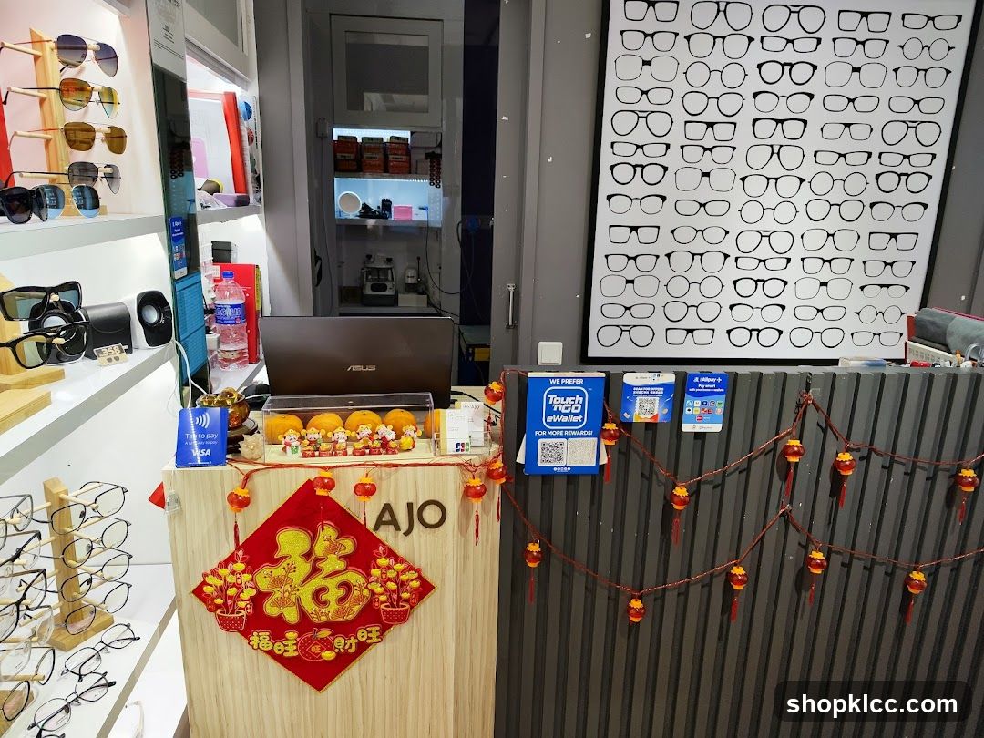 Optometry Shop Counter