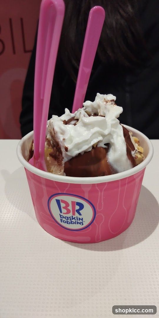 Baskin Robbins Ice Cream Sundae