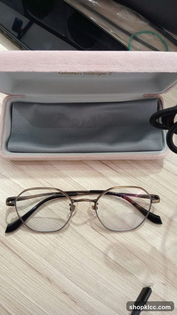 Eyeglasses and case