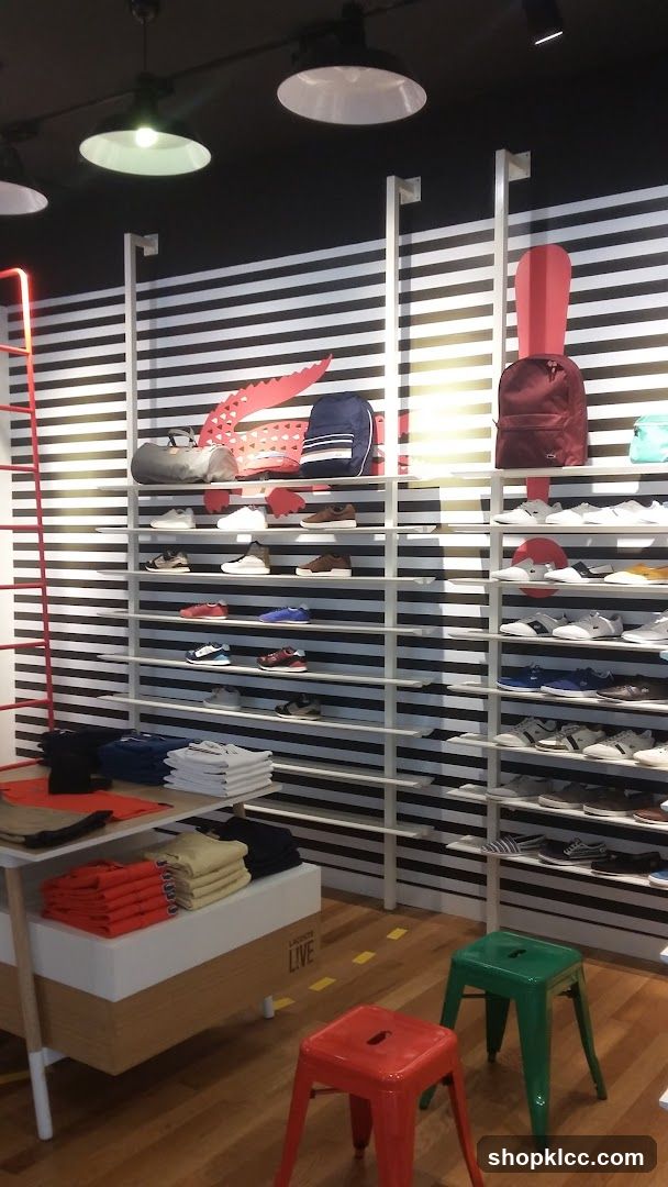 Store Interior with Apparel and Footwear