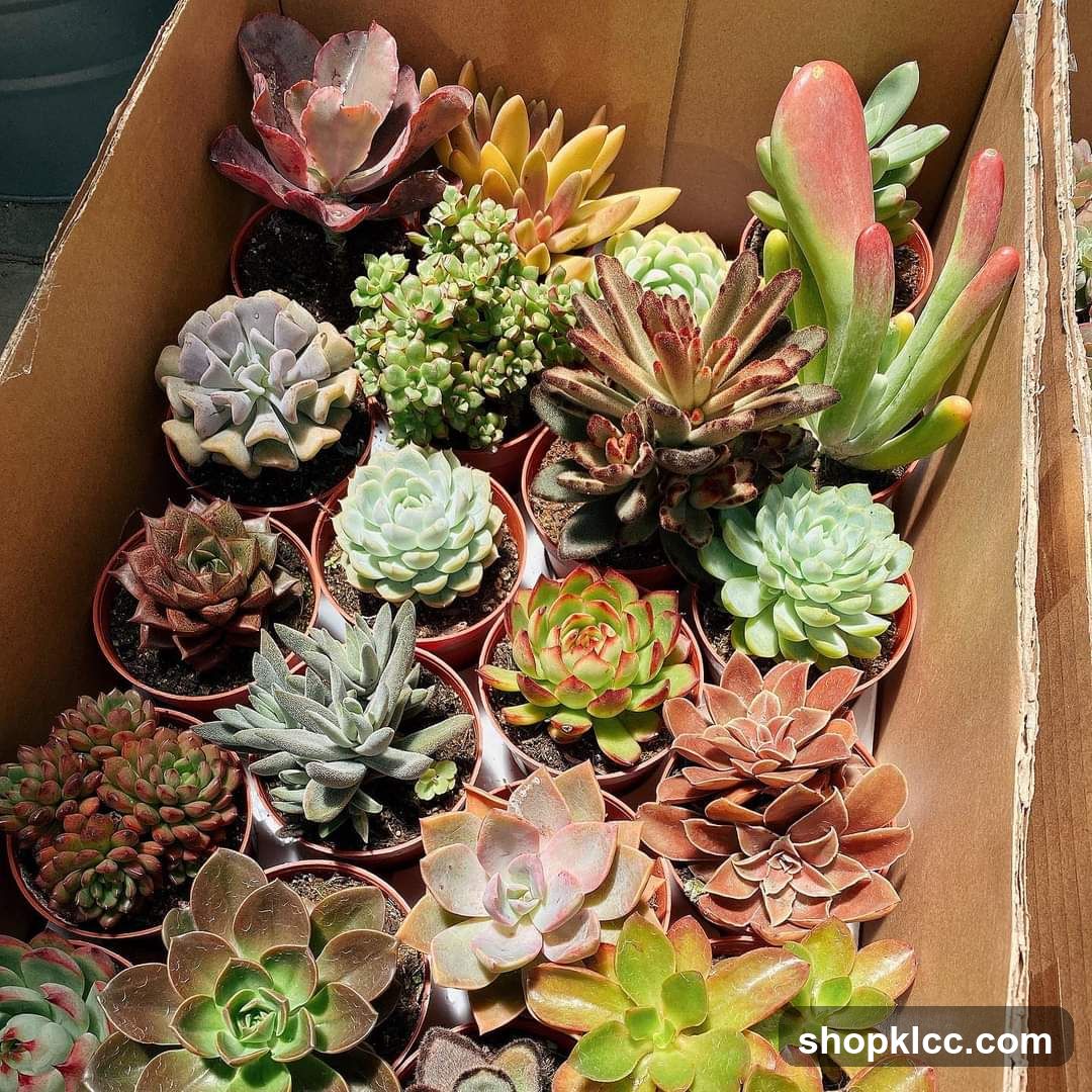 Assortment of Succulents