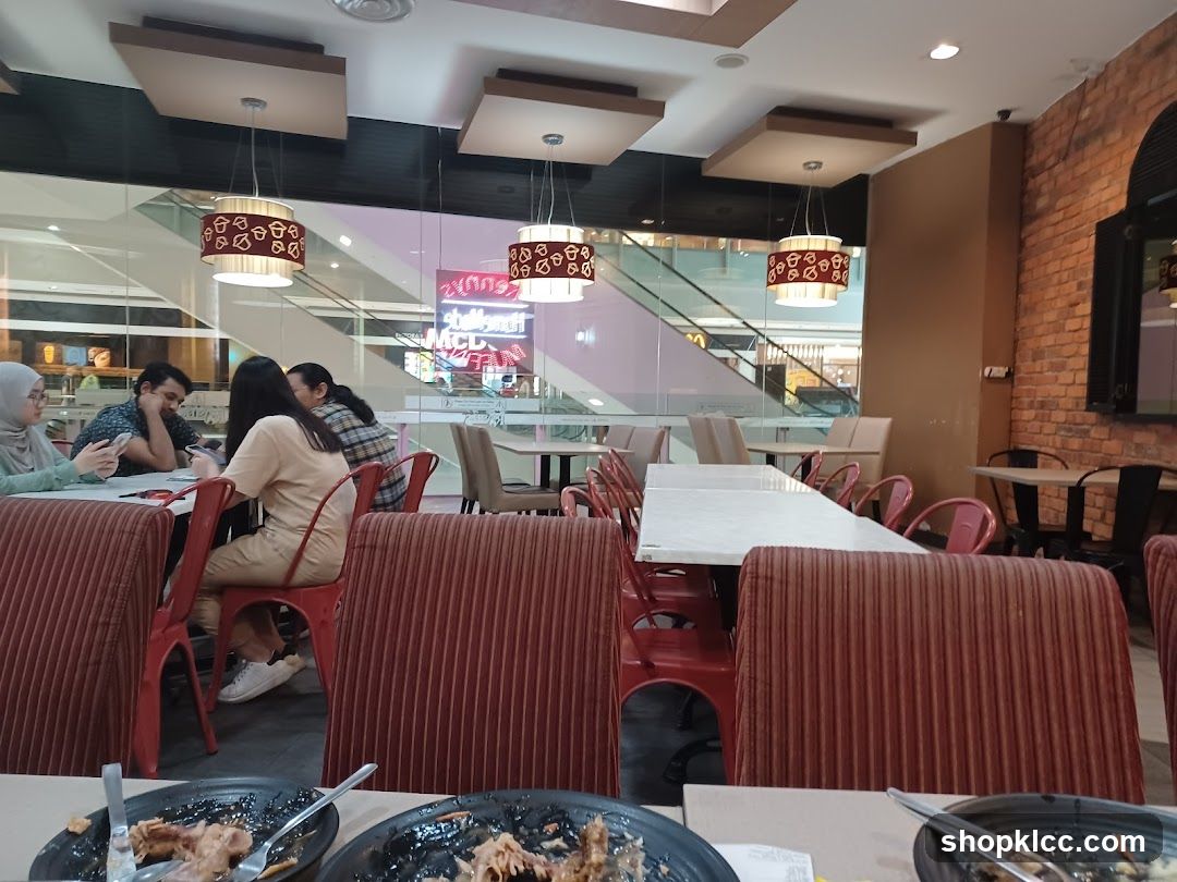Restaurant Interior with Diners