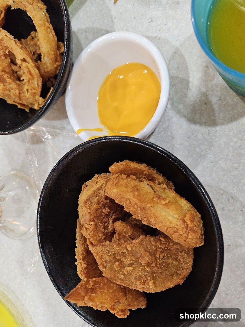 Fried Food with Dip