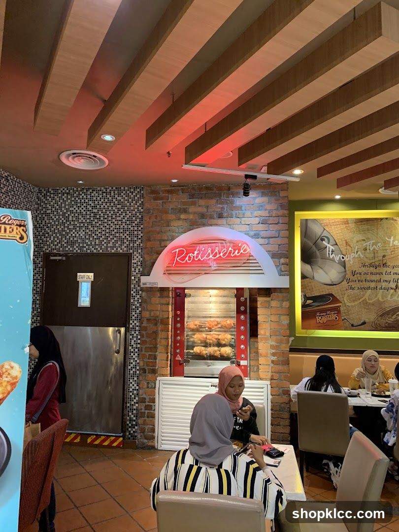 Restaurant Interior with Rotisserie