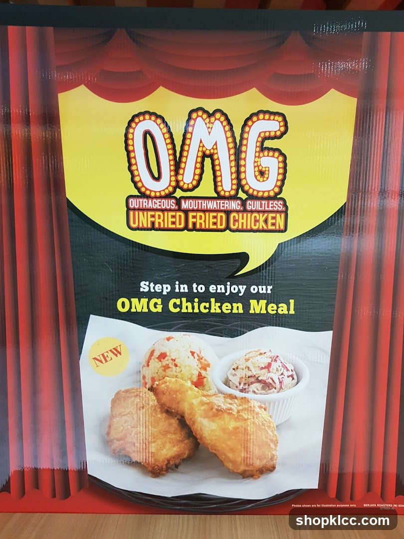 OMG Chicken Meal Advertisement
