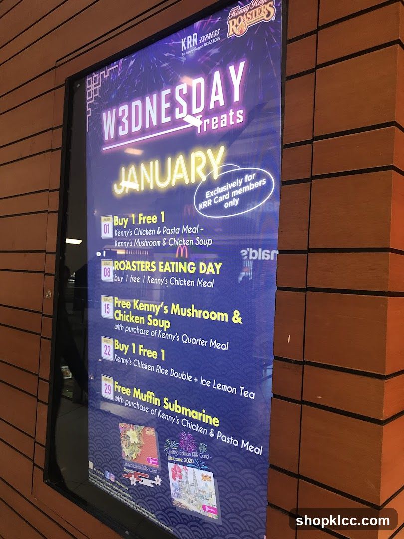 Wednesday Treats January Promotion