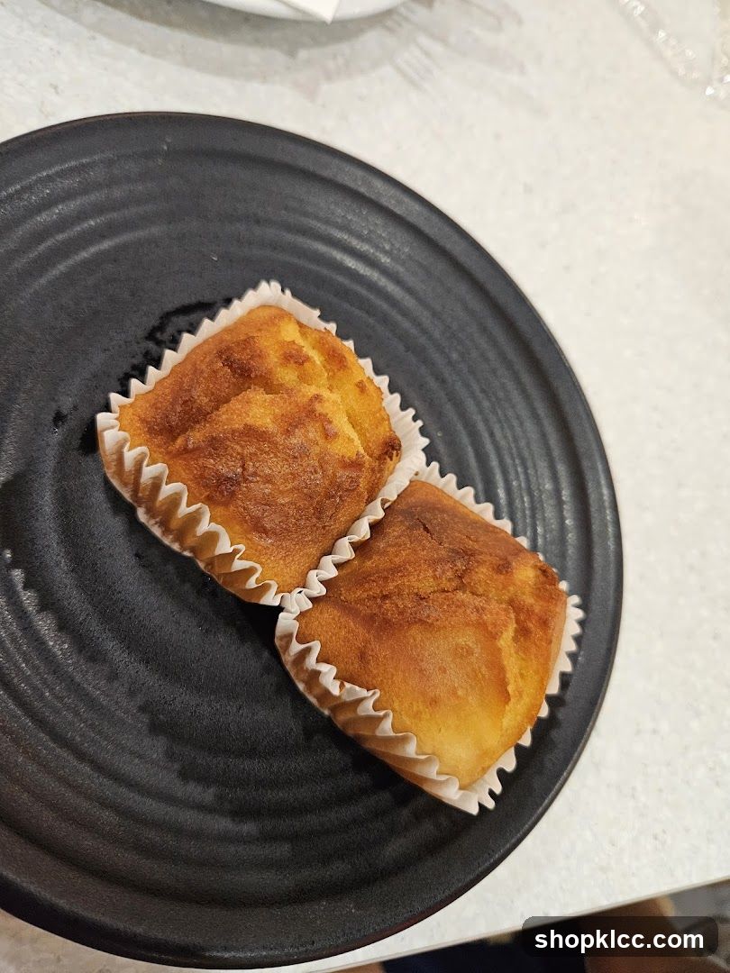 Two Muffins on a Plate