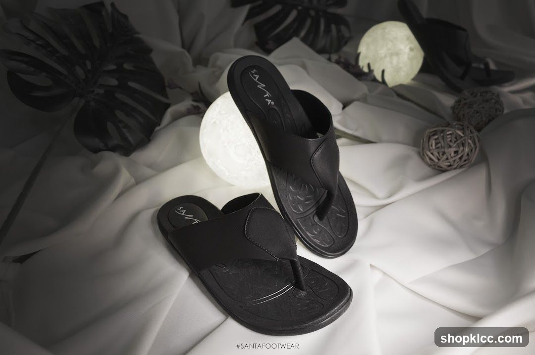 Black Flip-Flops