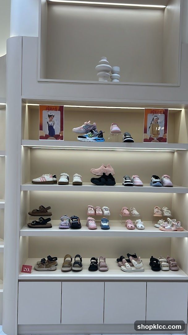 Children's Shoe Display
