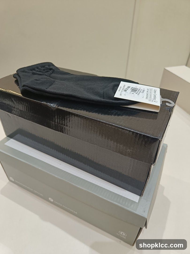 Black Socks on Boxes