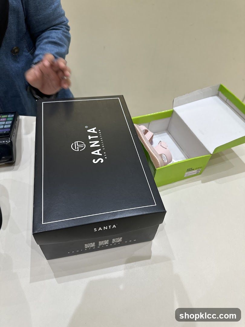 Santa Footwear Box and Sandal