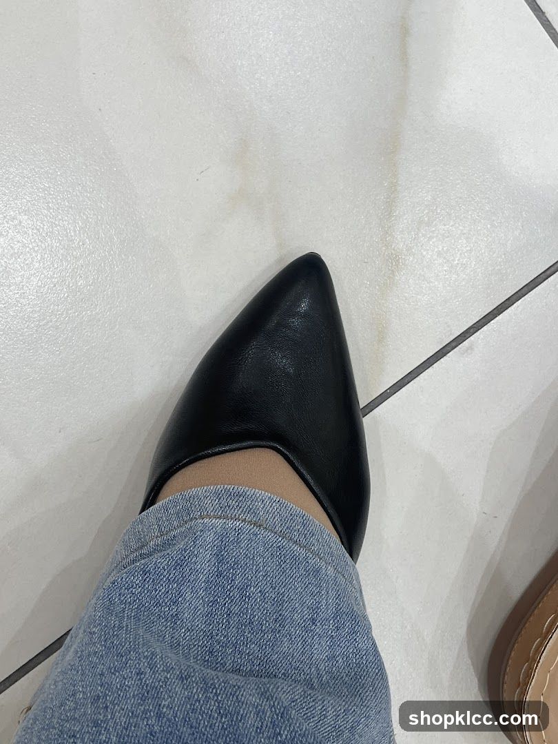 Black Pointed Toe Flats