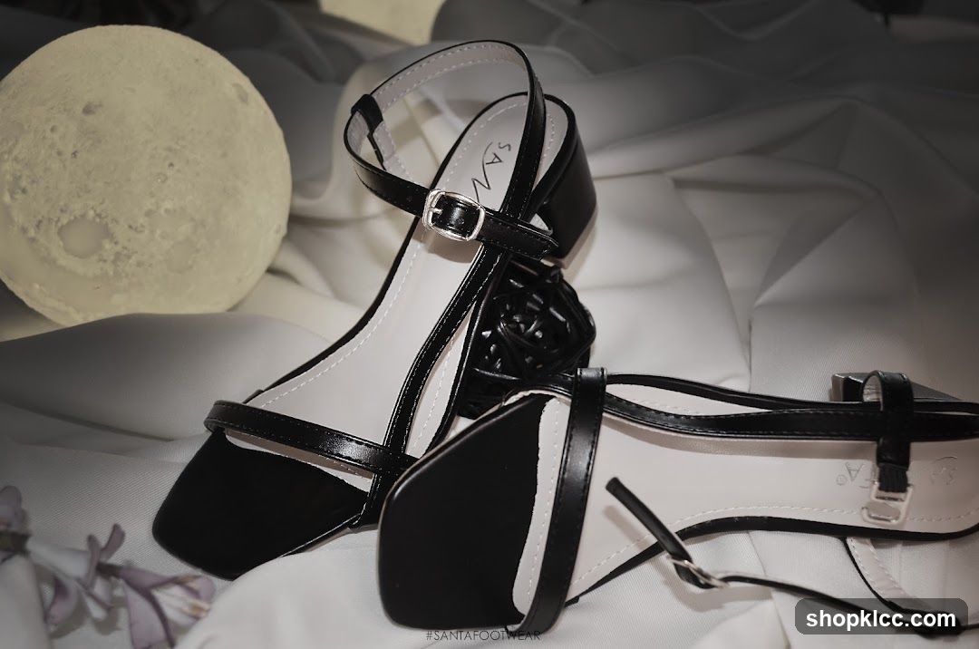 Black Strappy Heels