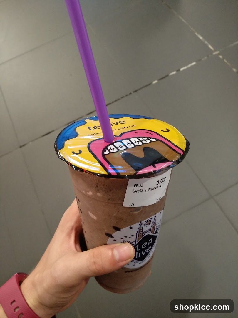 Chocolate Drink with Oreo