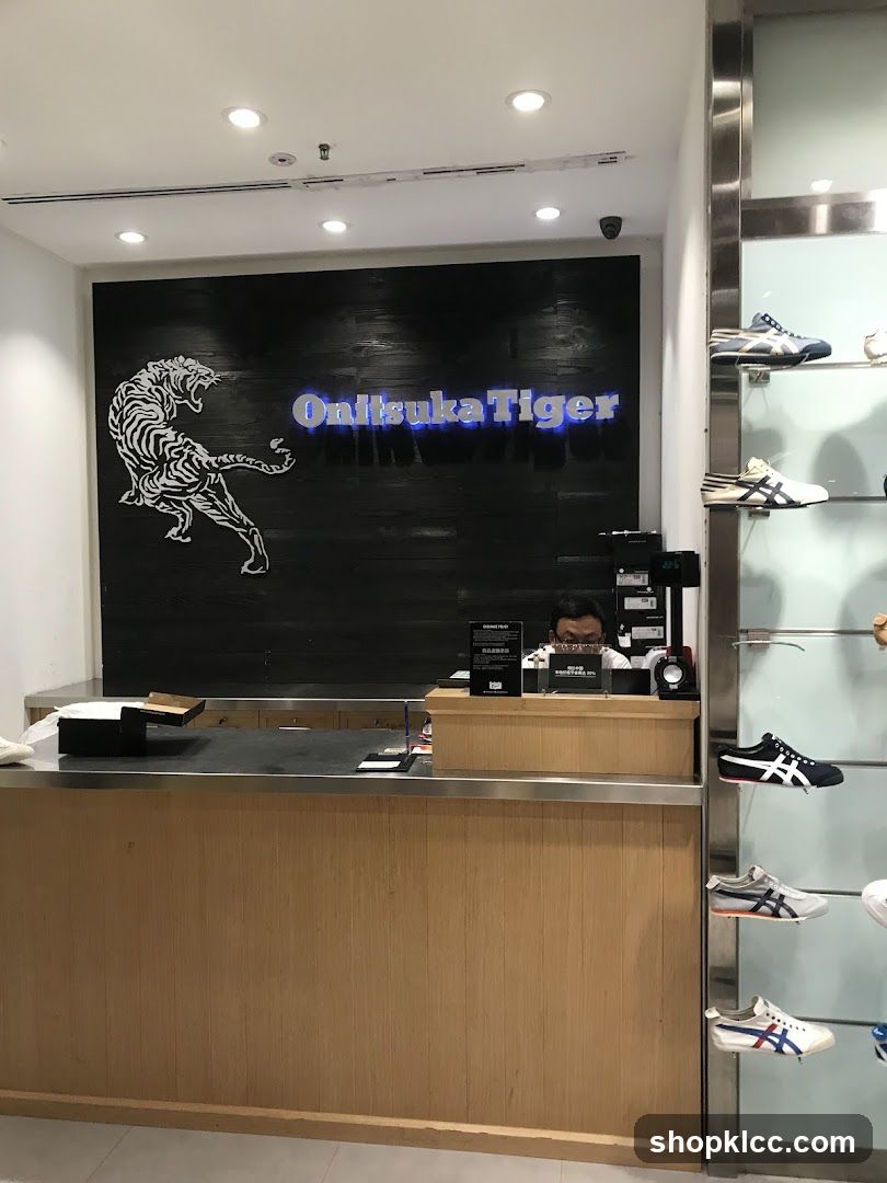 Onitsuka Tiger Store Counter