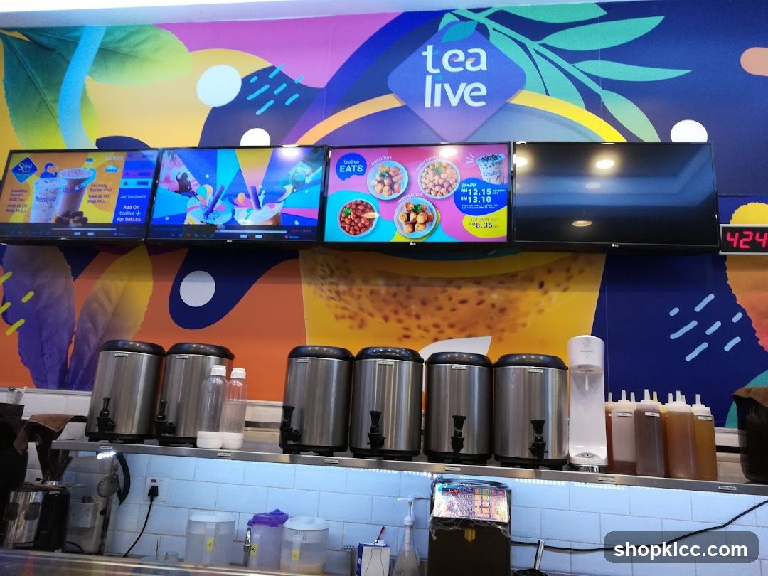 Tea Live Display Screens