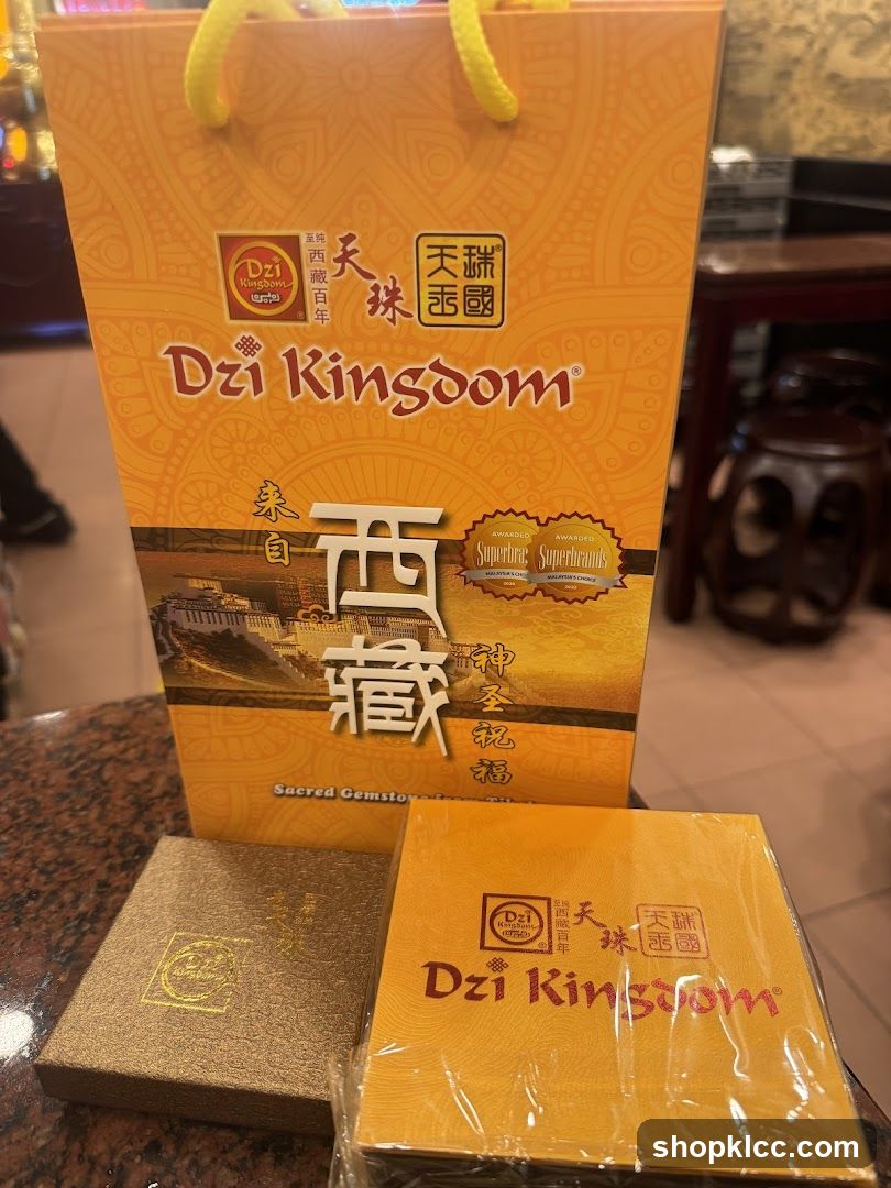 Dzi Kingdom Gift Bag and Boxes