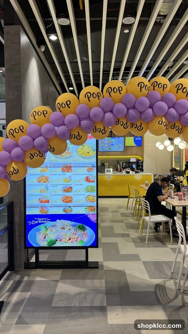 Restaurant Interior with Digital Menu