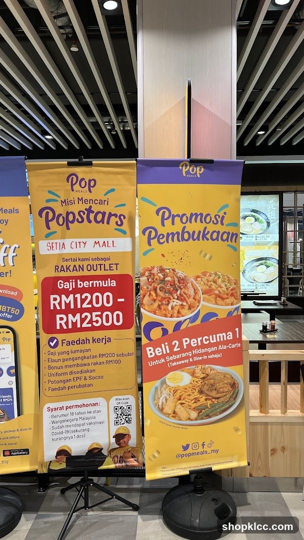 Pop Meals Promotional Banners