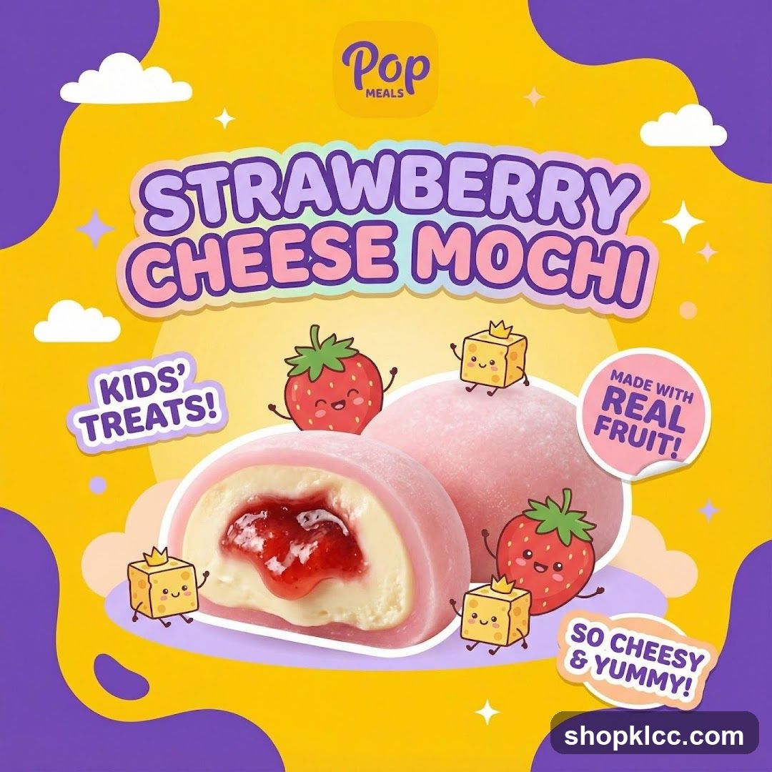 Strawberry Cheese Mochi Advertisement