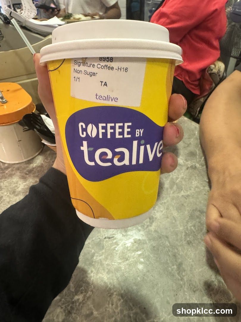 Coffee cup with logo