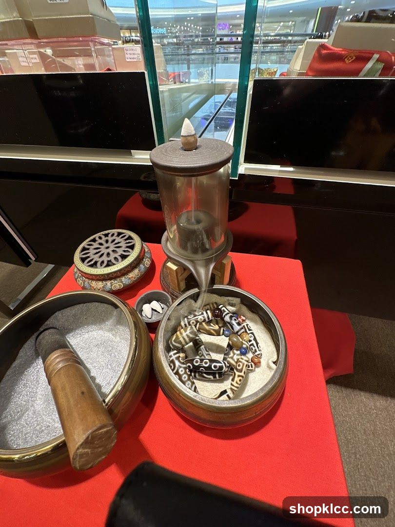 Incense burner and beads