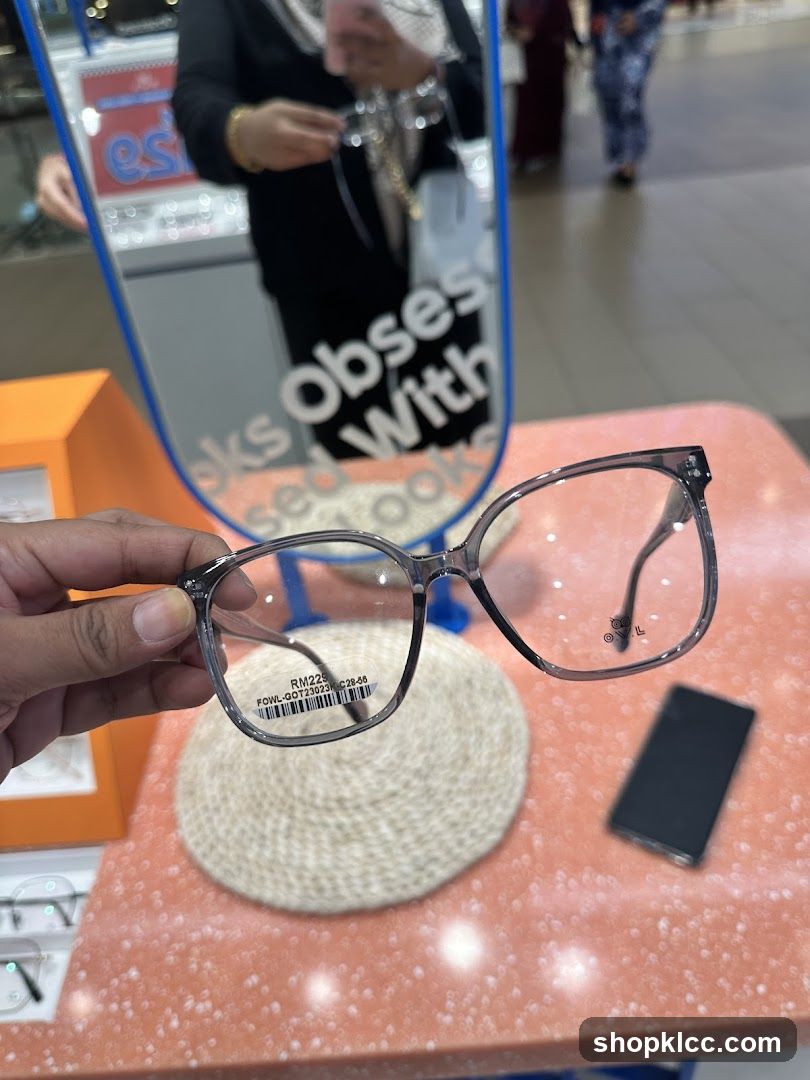 Eyeglasses on Display