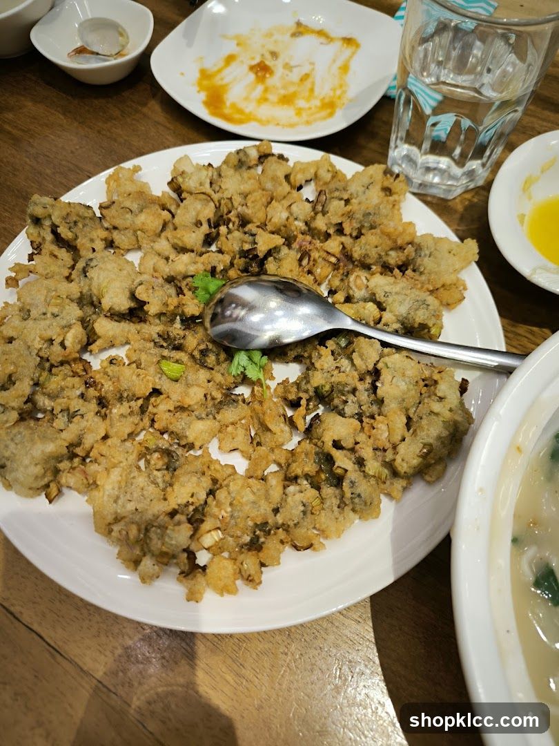 Fried Oysters with Scallions