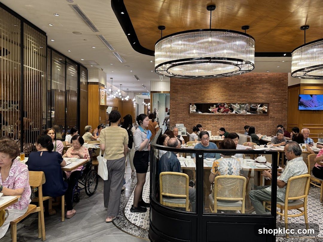 Restaurant Interior with Diners