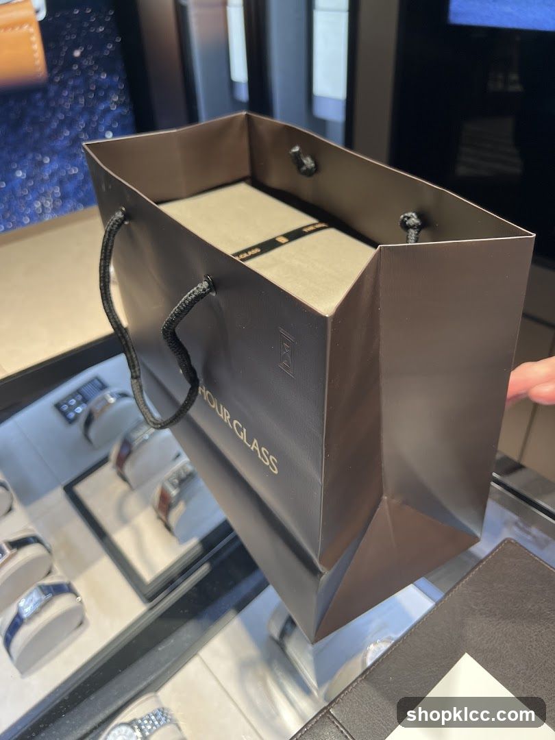 Shopping Bag with Watches