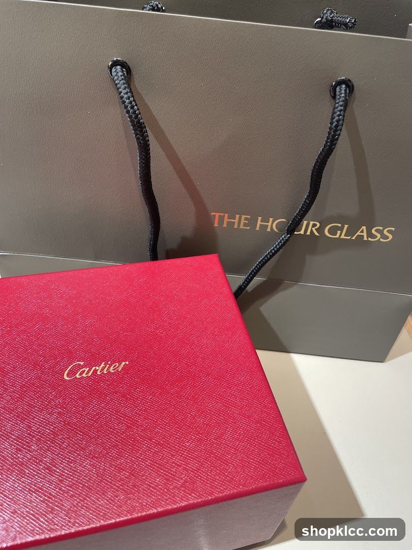 Cartier Box and The Hour Glass Bag