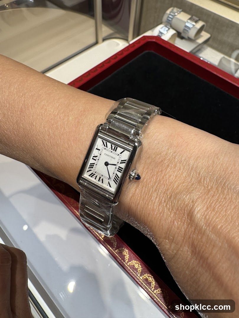 Cartier Watch on Wrist