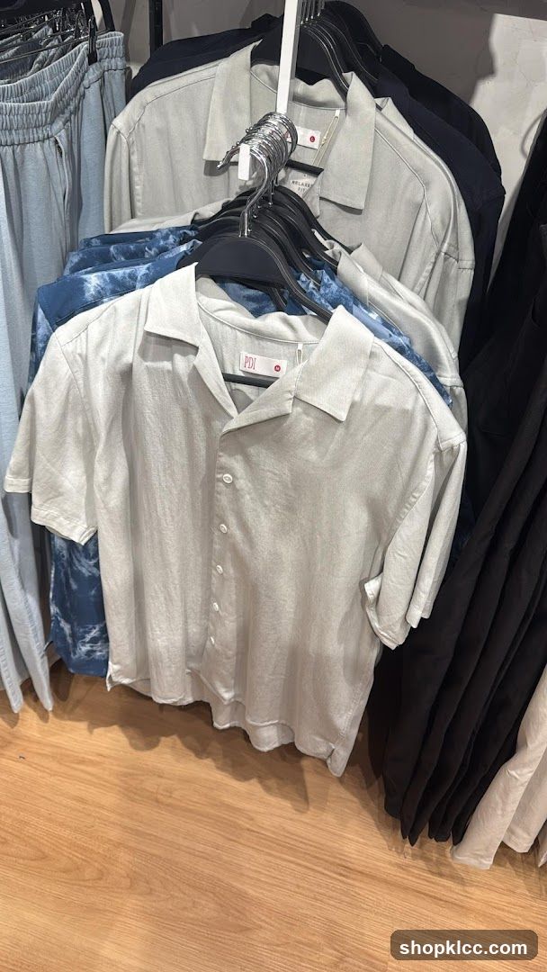Men's Shirts on Display