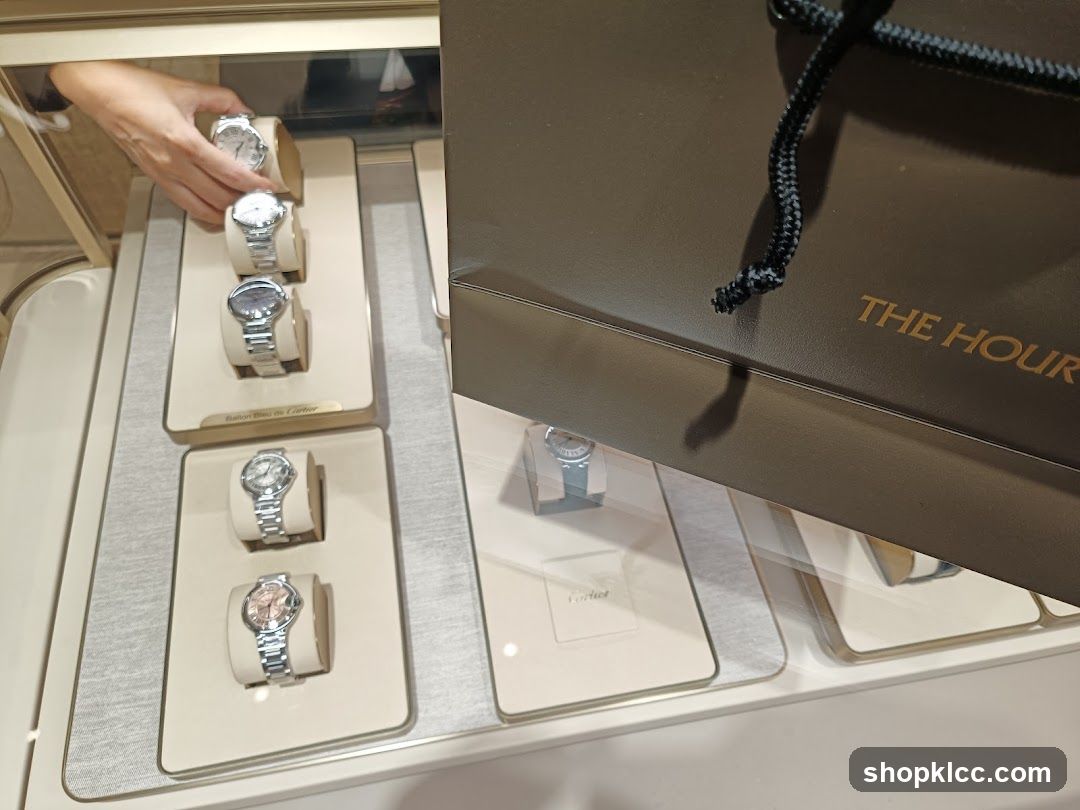 Watches on Display