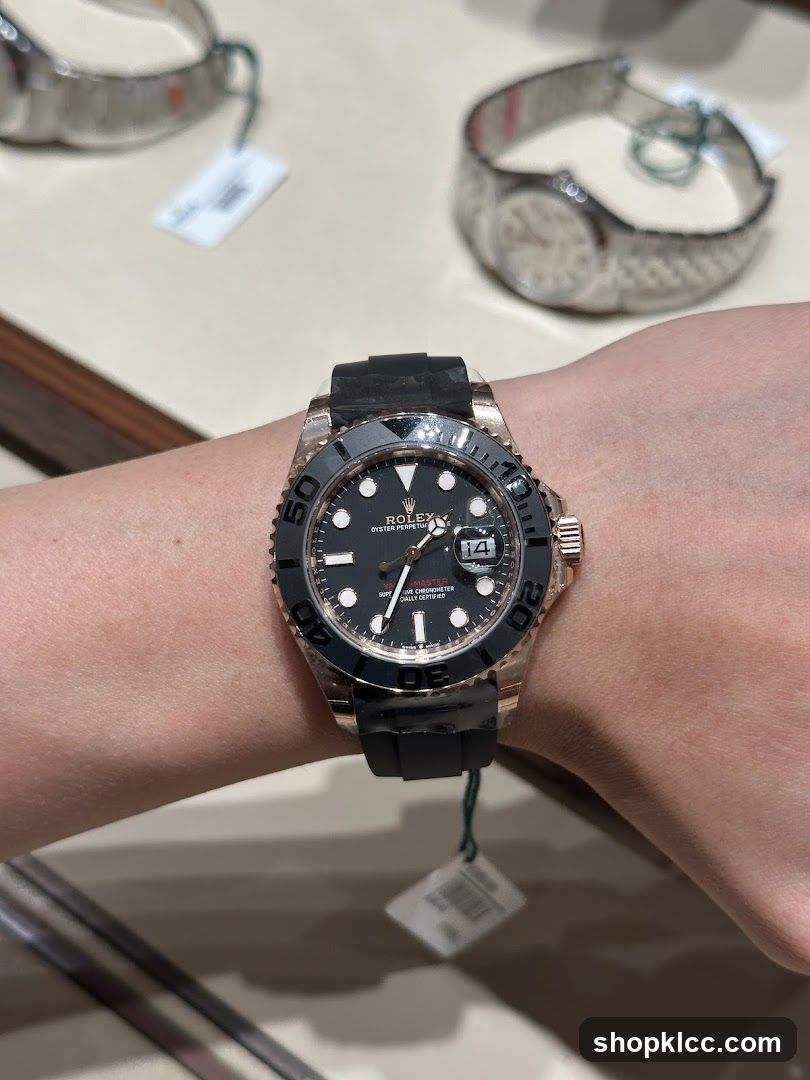 Rolex Watch on Wrist