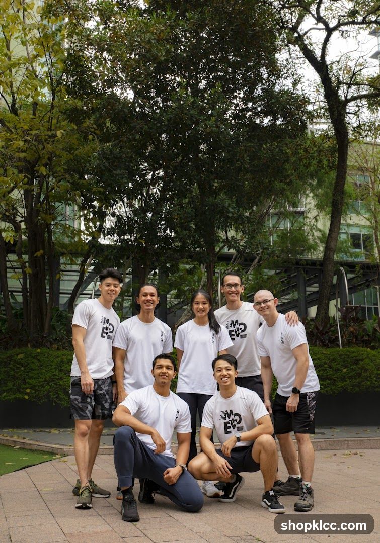 Group of people in athletic wear