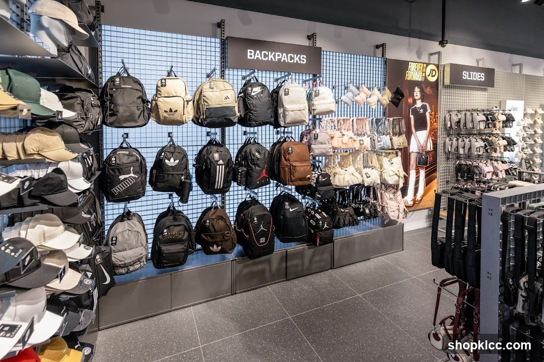Backpacks and Slides Display