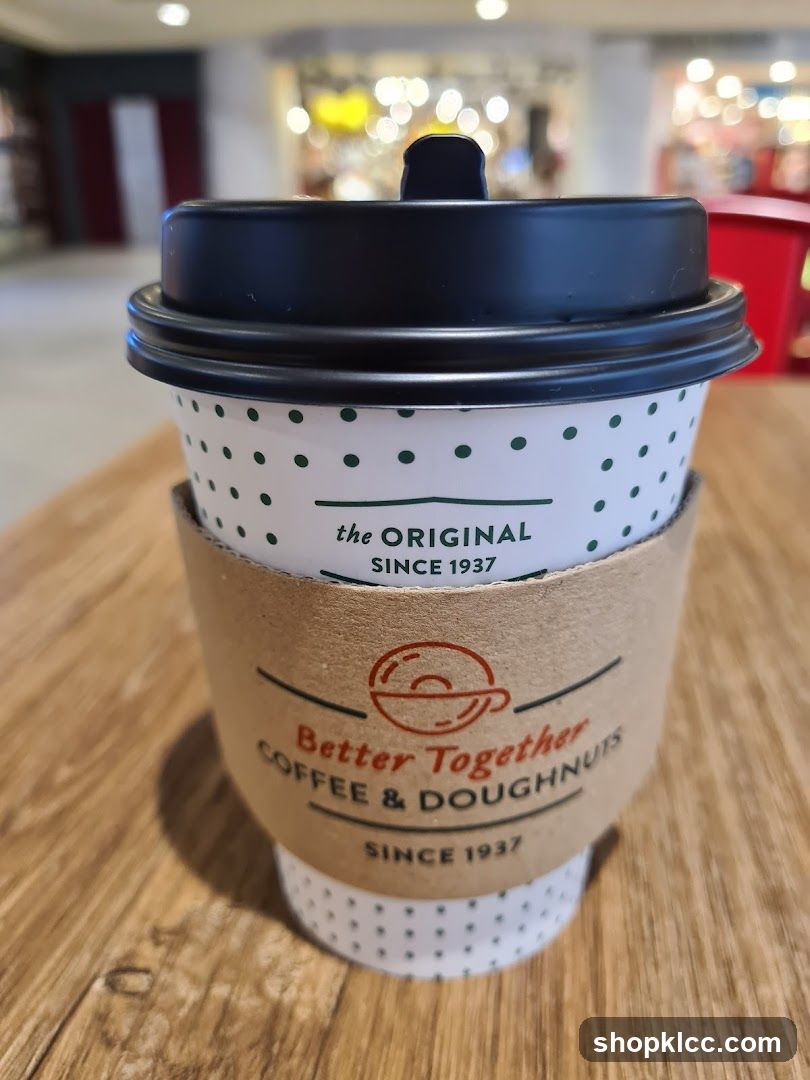 Coffee cup with sleeve
