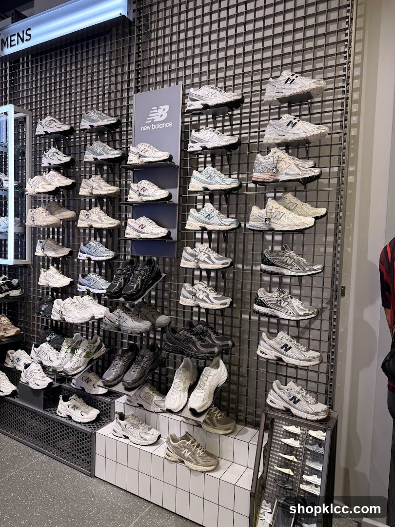 New Balance Sneakers Display