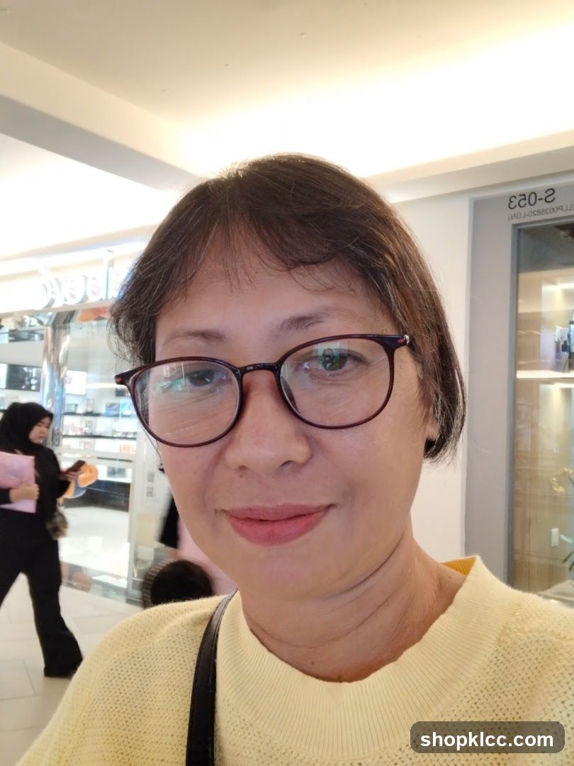 Woman in a yellow sweater