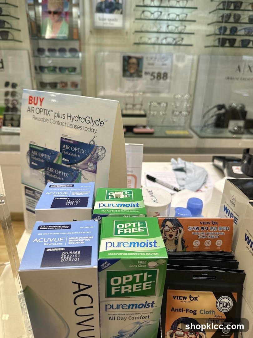 Contact Lens Solutions and Accessories