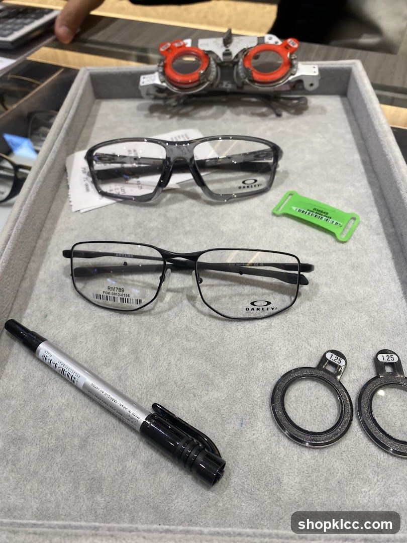 Eyeglasses and Optometry Tools