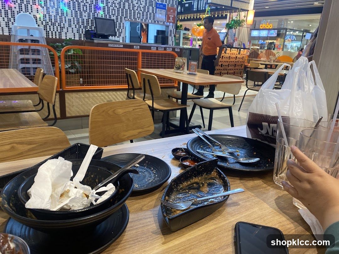 Messy Table After Meal