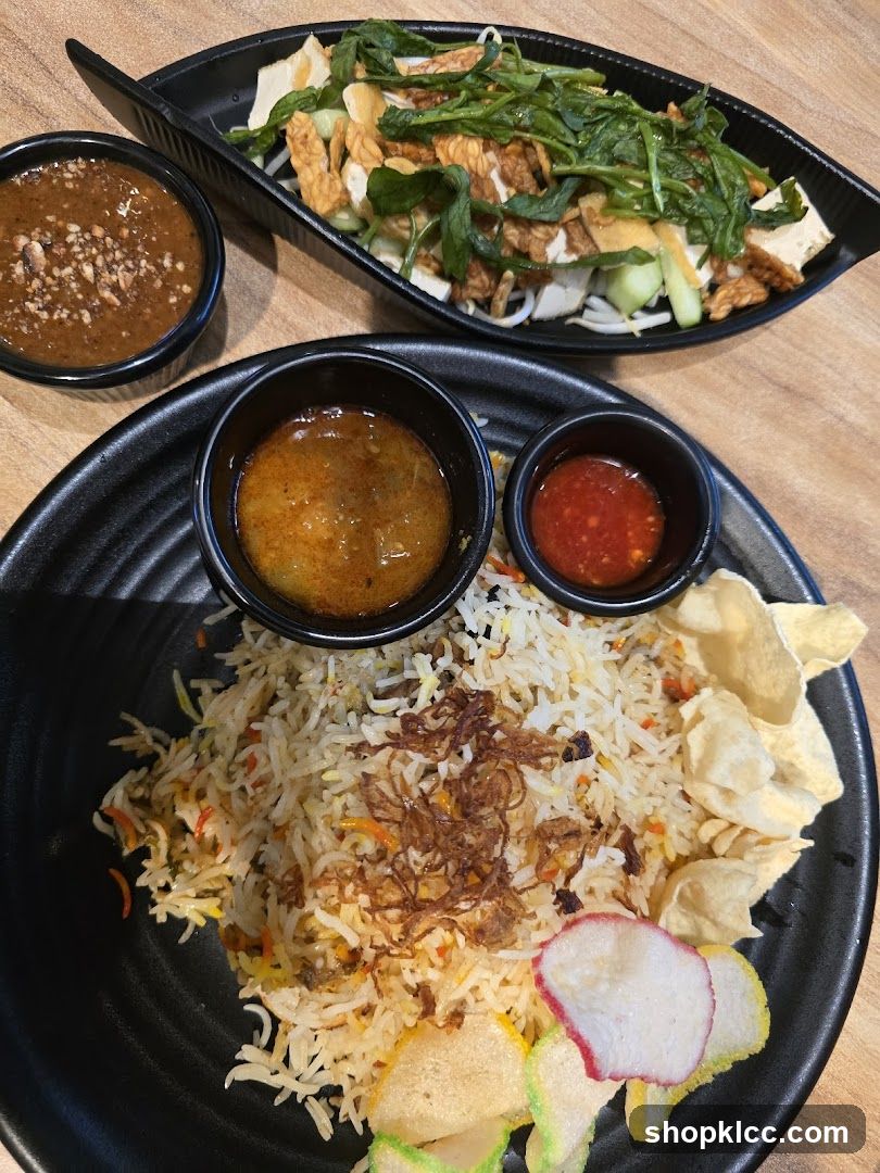 Nasi Lemak with Side Dishes