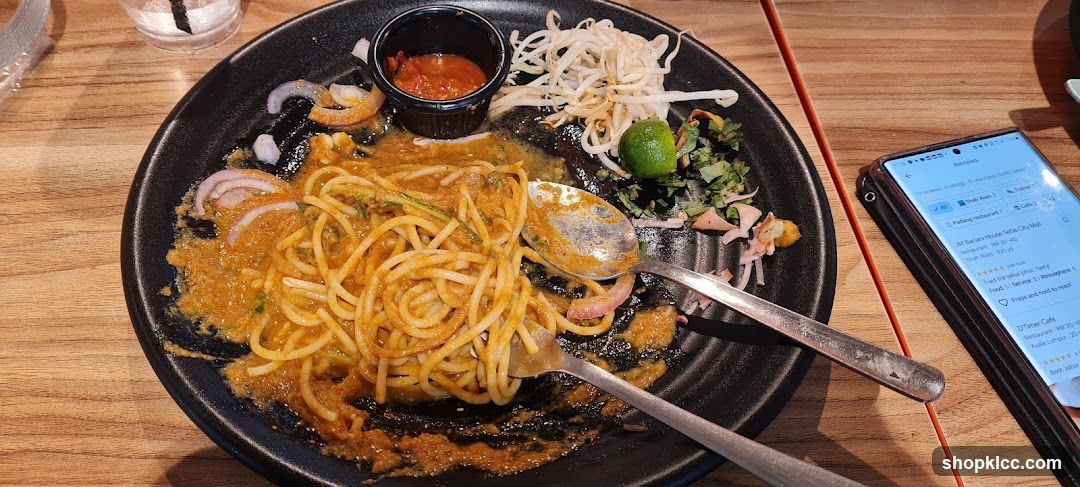 Partially Eaten Noodle Dish