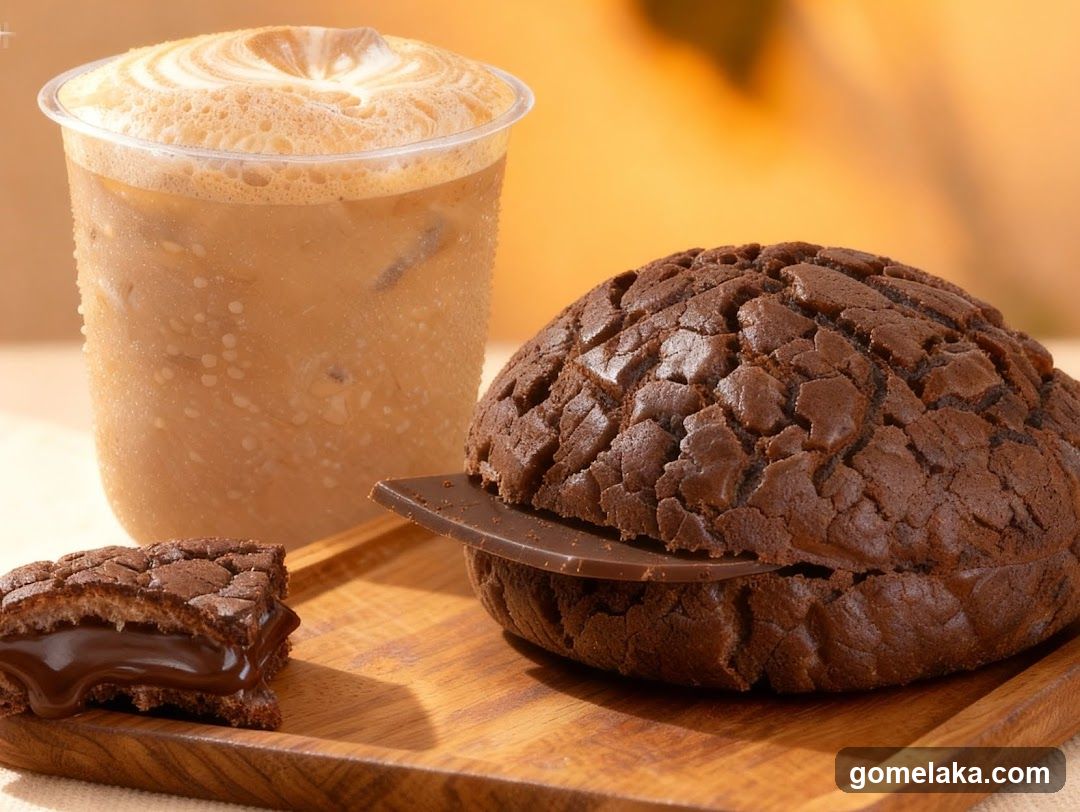 Chocolate Dessert and Iced Coffee